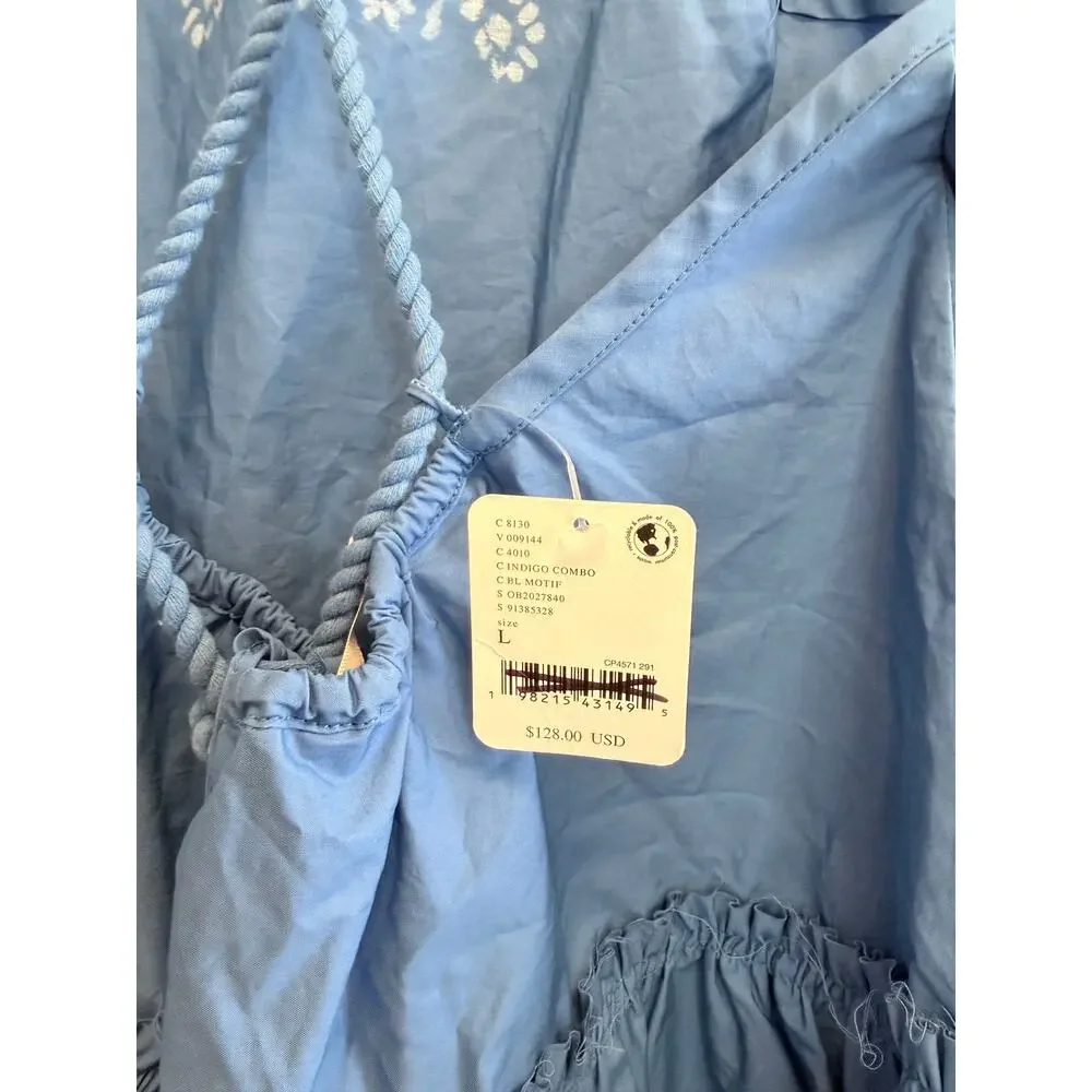 Free People Deserted Island Mini Dress L NWT - Picture 7 of 8
